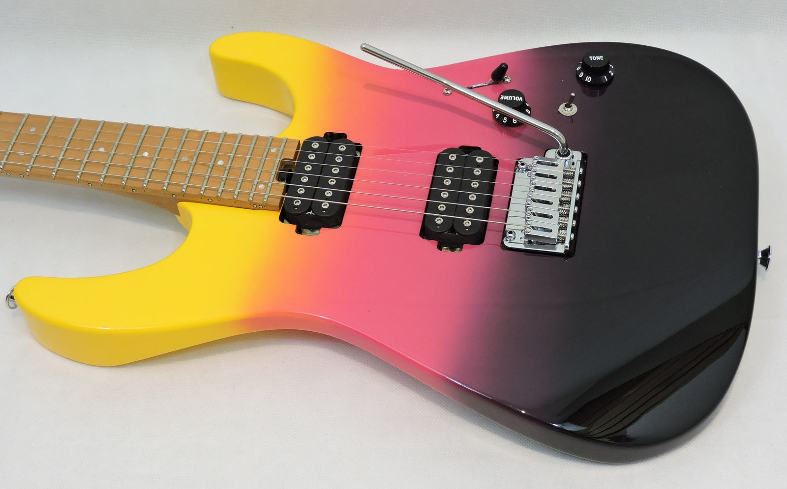 Charvel Pro-Mod DK24 HH 2PT CM, Malibu Sunset, FREE CHARVEL FOAM CORE CASE WORTH £109