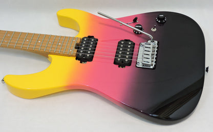 Charvel Pro-Mod DK24 HH 2PT CM, Malibu Sunset, FREE CHARVEL FOAM CORE CASE WORTH £109