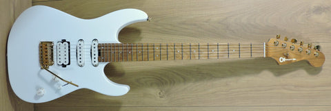 Charvel PRO-MOD DK24 HSS 2PT CM. Snow White. Caramelised Maple Neck