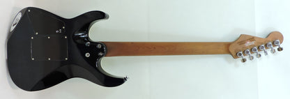 Charvel Pro-Mod Plus Dinky® DK24 HSS 2PT EB QM, Ebony Fingerboard, Blue Curaçao