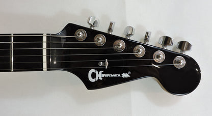 Charvel Pro-Mod Plus Dinky® DK24 HSS 2PT EB QM, Ebony Fingerboard, Amber Tiger Eye