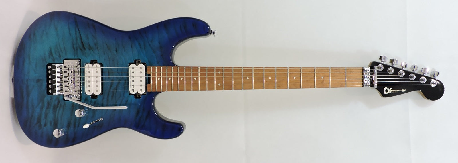 Charvel Pro-Mod Plus San Dimas® Style 1 HH FR CM, Carmalized Maple Fingerboard, Chlorine Burst