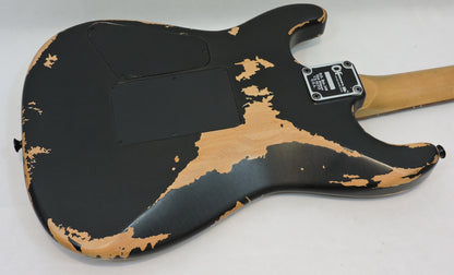 Charvel Pro-Mod Relic San Dimas® Style 1 HH FR PF, Weathered Black, FREE CHARVEL FOAM CORE CASE WORTH £109