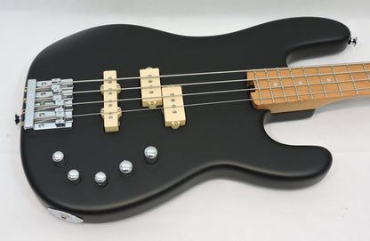 Charvel PM San Dimas PJ Bass, Satin Black, FREE CHARVEL BASS FOAM CORE CASE WORTH £119