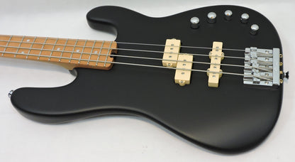 Charvel PM San Dimas PJ Bass, Satin Black, FREE CHARVEL BASS FOAM CORE CASE WORTH £119
