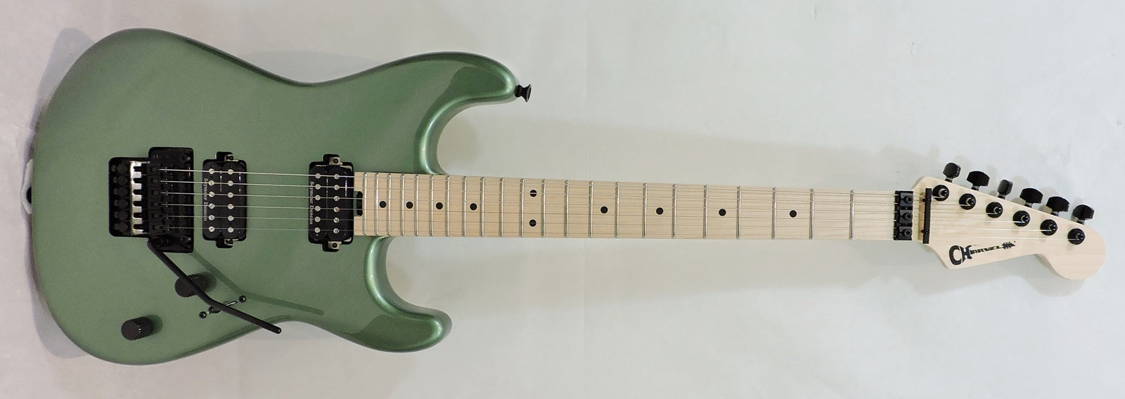 Charvel Pro-Mod San Dimas® Style 1 HH FR MPL, Maple Fingerboard, Pelham Green