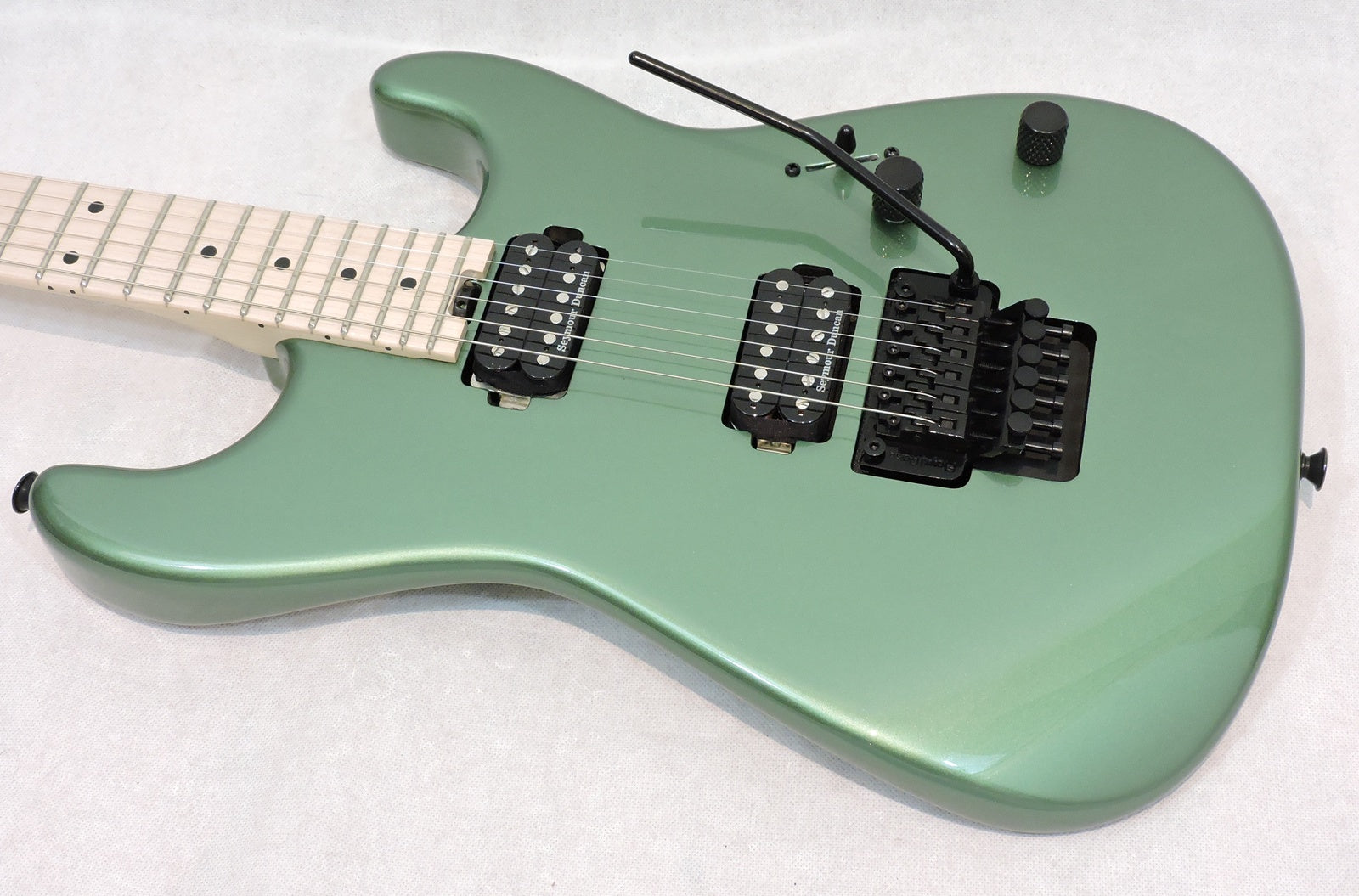 Charvel Pro-Mod San Dimas® Style 1 HH FR MPL, Maple Fingerboard, Pelham Green