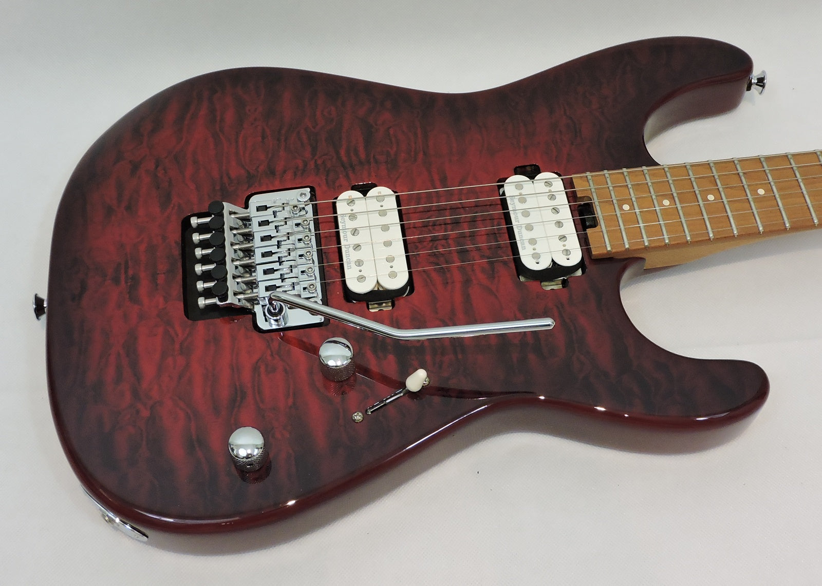 Charvel Pro-Mod Plus San Dimas® Style 1 HH FR CM, Carmalized Maple Fingerboard, Sangria Burst