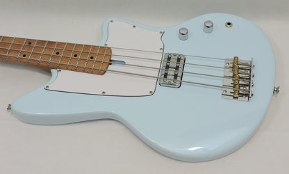 Ashdown Capri Short Scale 'Roasted Series' Bass, Sparkle Ice Blue