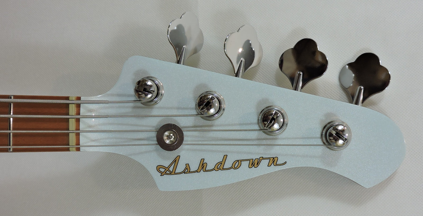 Ashdown Capri Short Scale 'Roasted Series' Bass, Sparkle Ice Blue