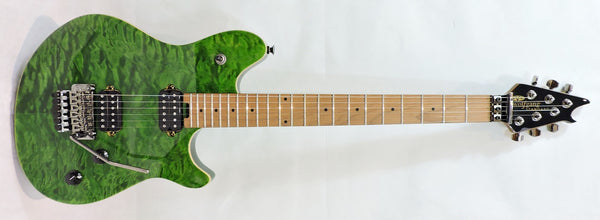 EVH® Wolfgang® Standard QM. Baked Maple Fingerboard, Transparent Green