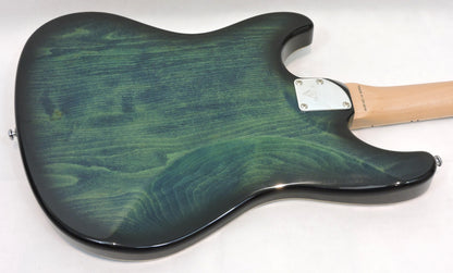 Valiant Mercury HSS ‘Blue In Green’, Maple Neck with Stainless Steel Frets
