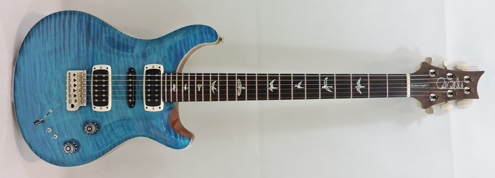 PRS Modern Eagle V with ONE-PIECE TOP Carroll Blue