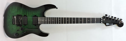 Charvel Pro-Mod Plus Dinky DK24 HH FR QM EB Cloaked Emerald Green