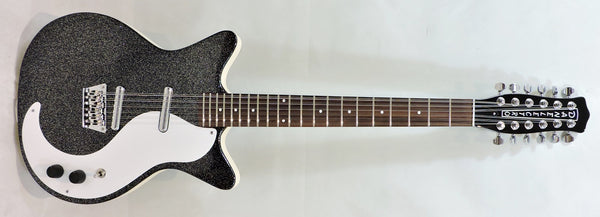 Danelectro DC59 12-String. Black Sparkle