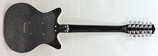 Danelectro DC59 12-String. Black Sparkle