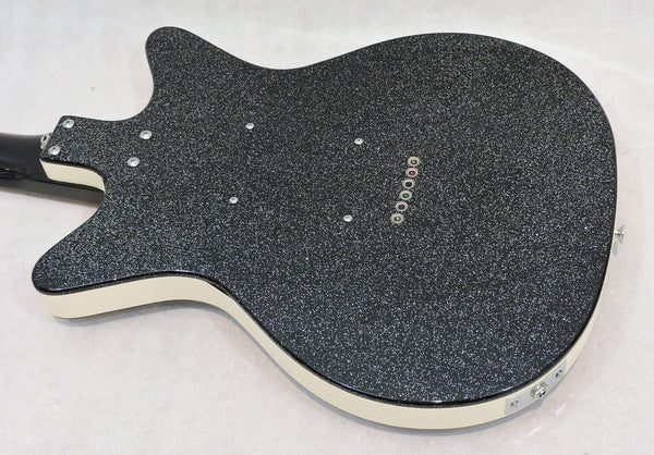 Danelectro DC59 12-String. Black Sparkle