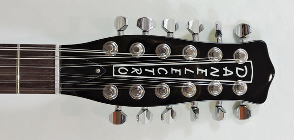 Danelectro DC59 12-String. Black Sparkle