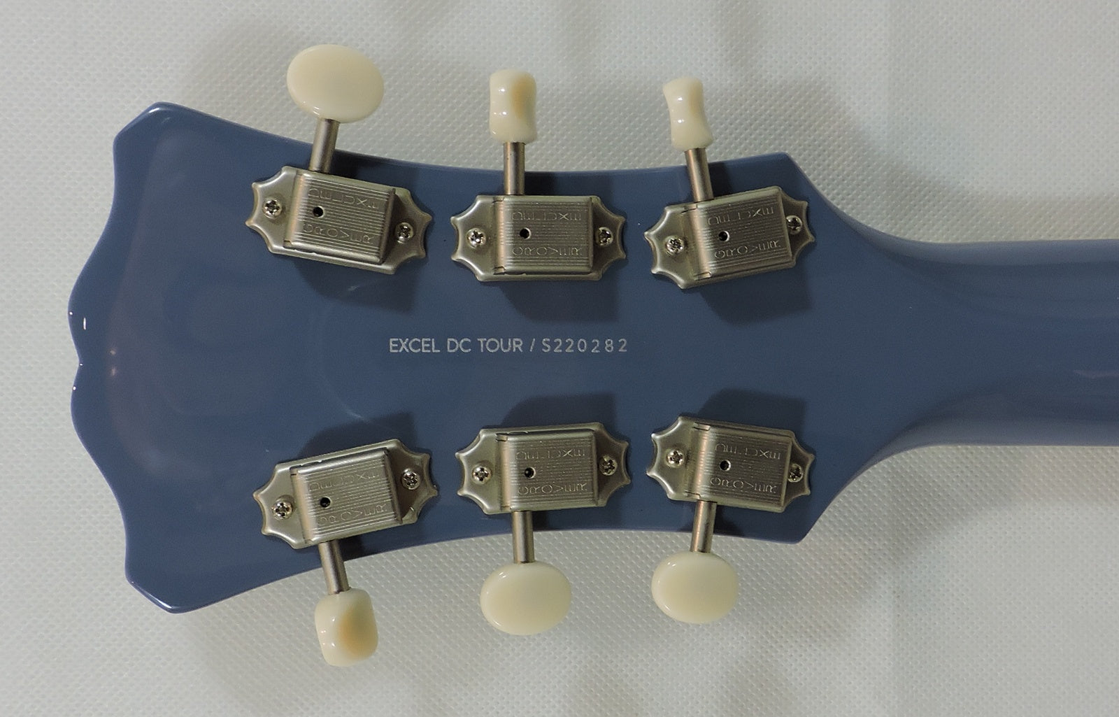 D'Angelico Exel DC Tour with Hard Case. Slate Blue - Used