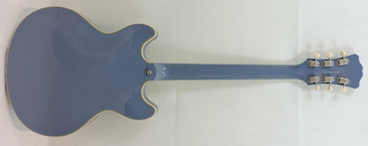 D'Angelico Exel DC Tour with Hard Case. Slate Blue - Used