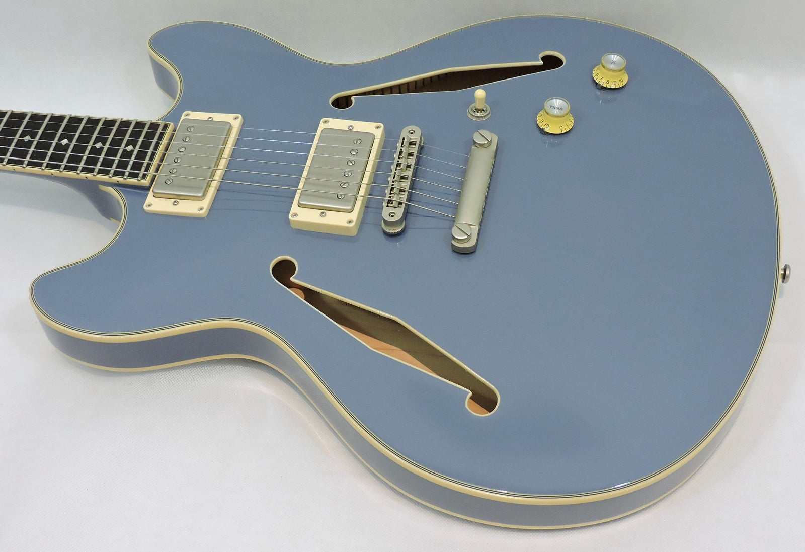 D'Angelico Exel DC Tour with Hard Case. Slate Blue - Used