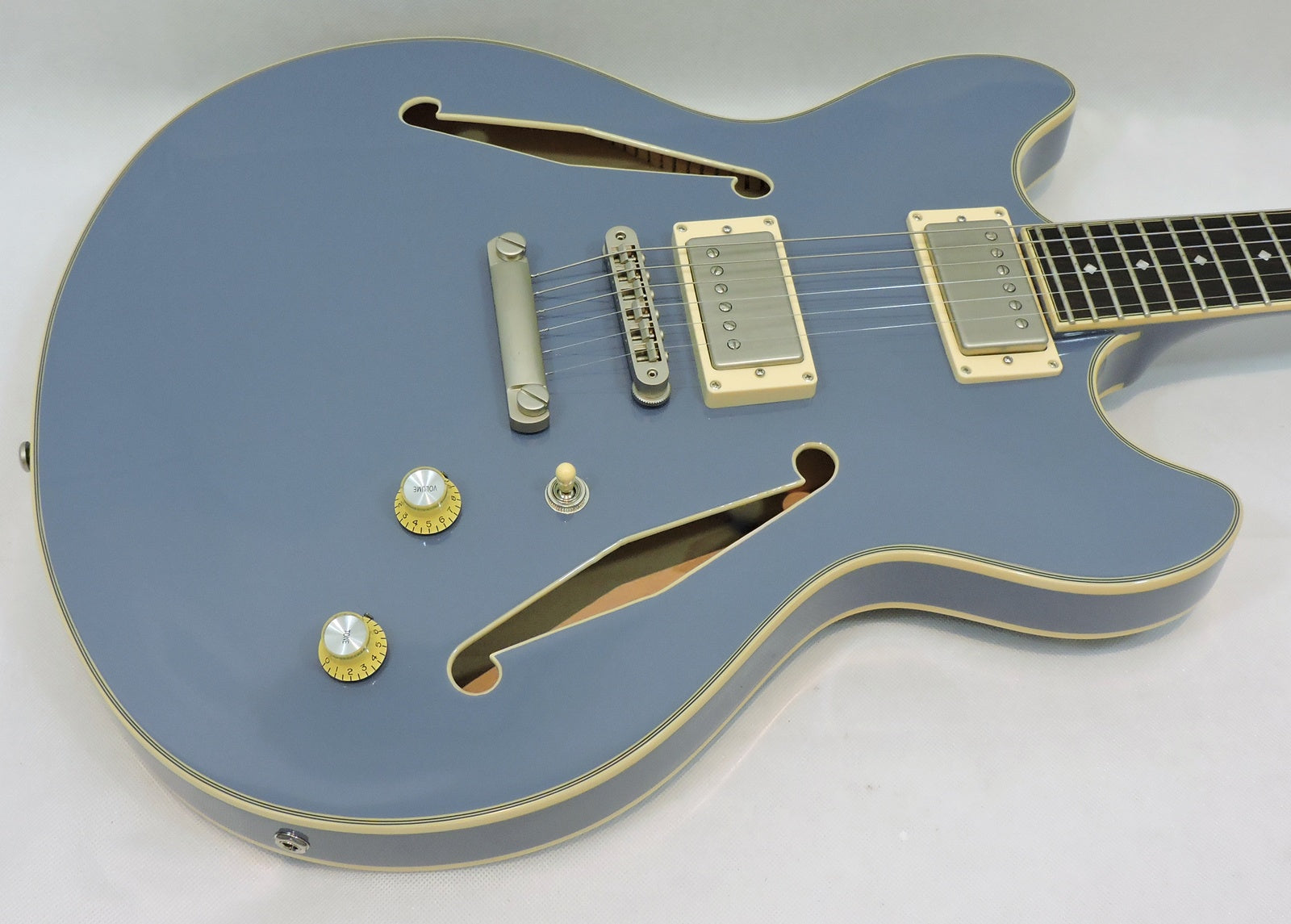 D'Angelico Exel DC Tour with Hard Case. Slate Blue - Used