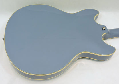 D'Angelico Exel DC Tour with Hard Case. Slate Blue - Used