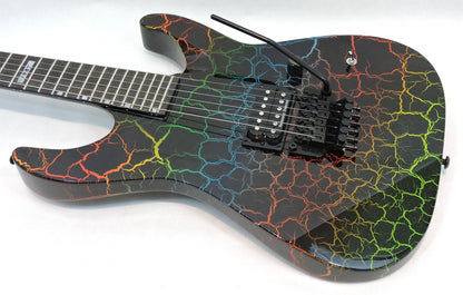 ESP LTD M-1 Custom 87 Rainbow Crackle - Used