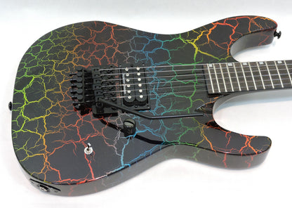 ESP LTD M-1 Custom 87 Rainbow Crackle - Used