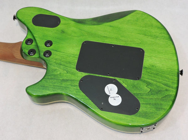 EVH® Wolfgang® Standard QM. Baked Maple Fingerboard, Transparent Green