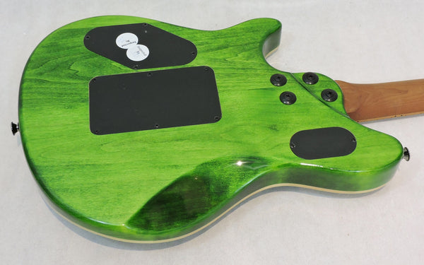 EVH® Wolfgang® Standard QM. Baked Maple Fingerboard, Transparent Green