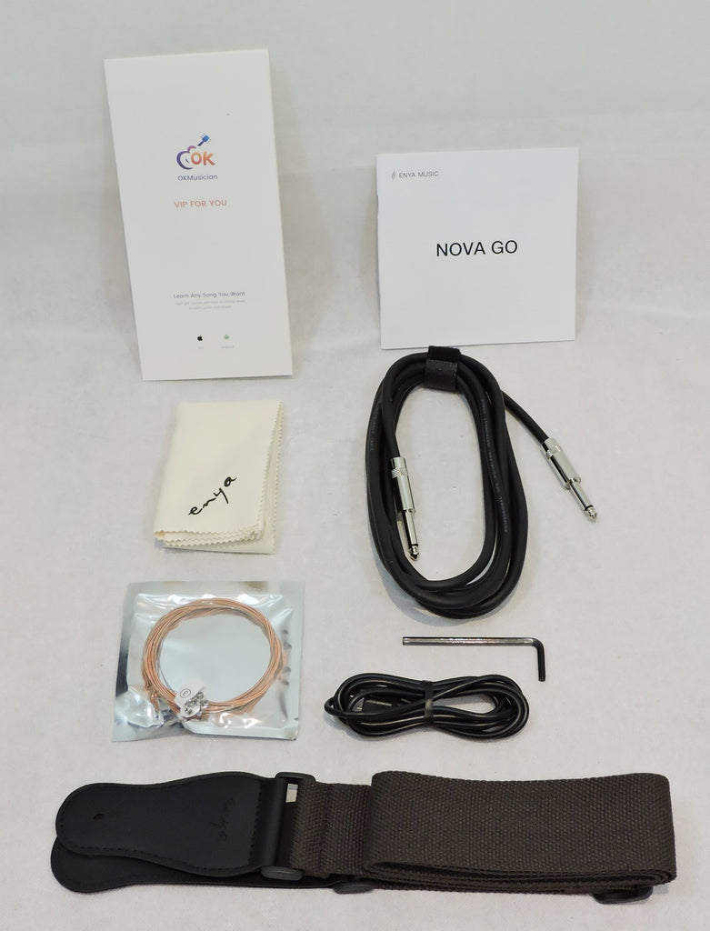 Enya Nova Go Carbon Fibre Travel Guitar With Effects Langley Guitar