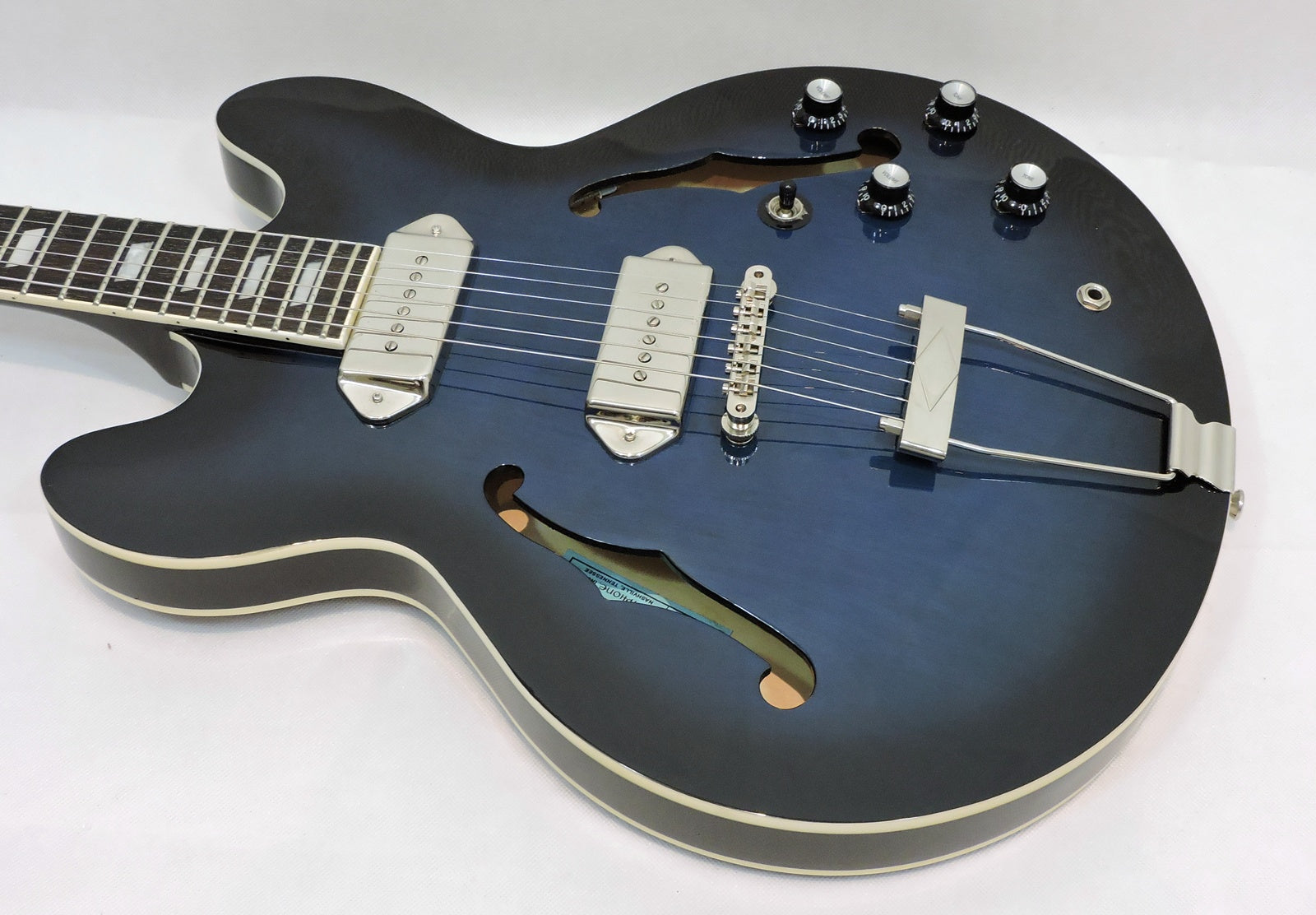 Epiphone 'Gary Clarke Junior' Casino, Black and Blu - Used