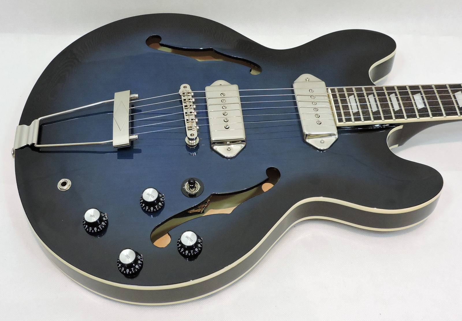 Epiphone 'Gary Clarke Junior' Casino, Black and Blu - Used