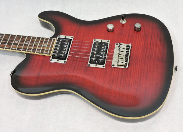 Fender Special Edition Custom Telecaster® FMT HH. Black Cherry Burst - Used