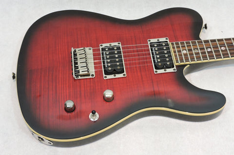 Fender Special Edition Custom Telecaster® FMT HH. Black Cherry Burst - Used