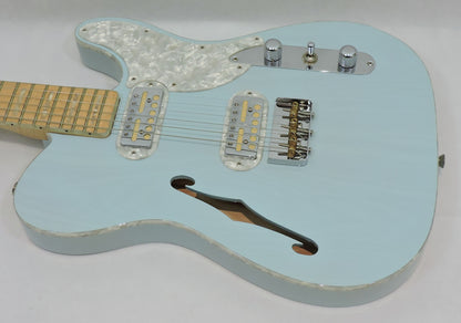 Fender Parallel Universe II Tele Mágico, Transparent Daphne Blue - Used
