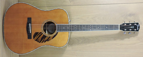Fender Limited Edition PD-220E Dreadnought, Aged Natural, Ovangkol