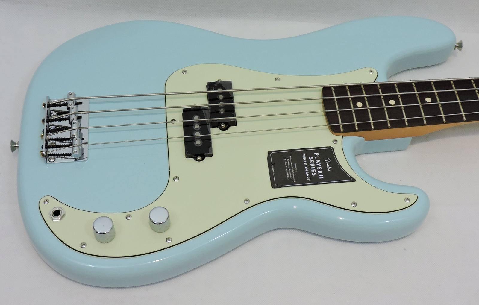 Fender 75th Anniversary Player II Precision Bass, Daphne Blue