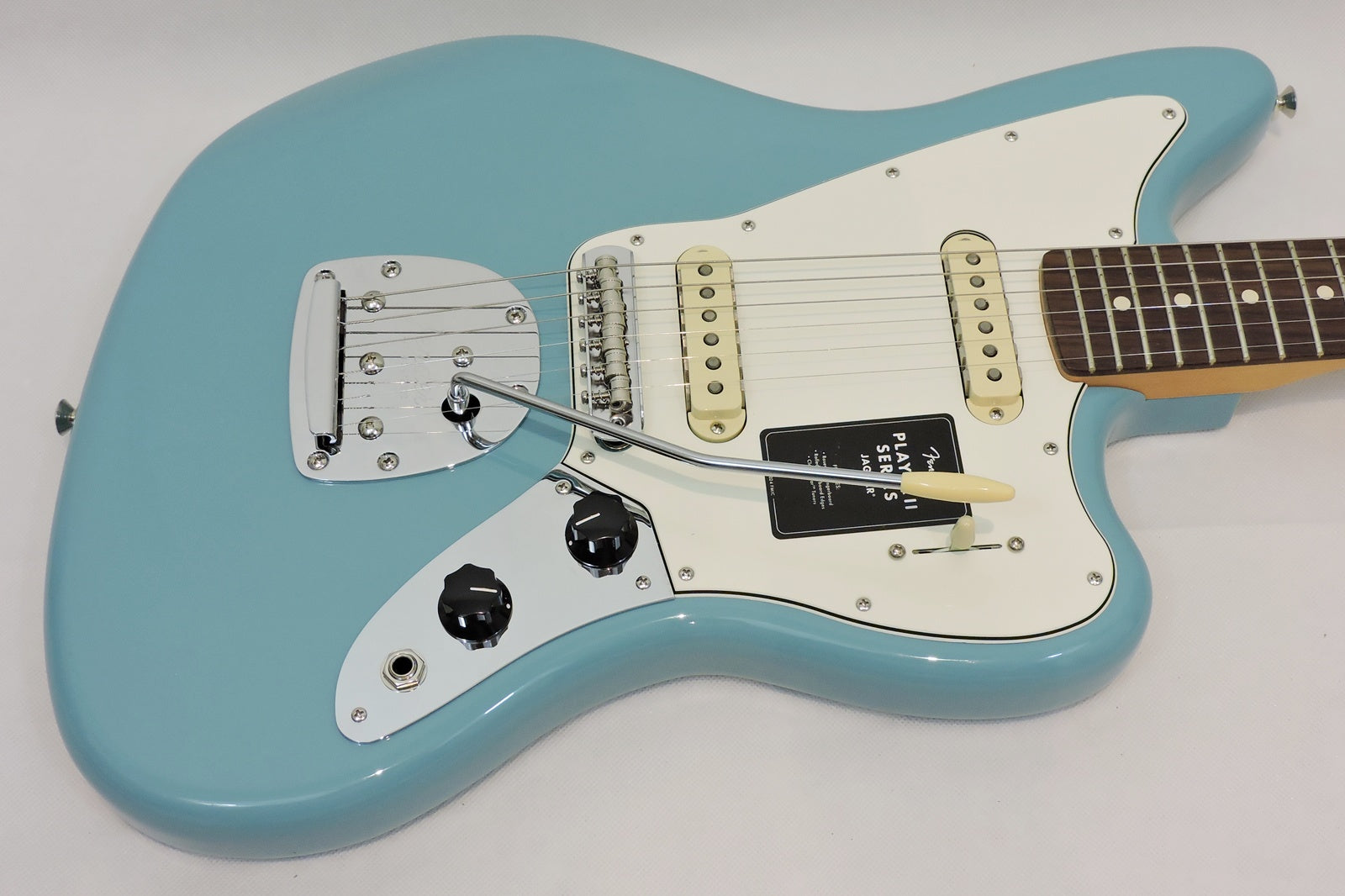 Fender Player II Jaguar®, Rosewood Fingerboard, Aquatone Blue