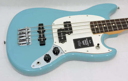 Fender Player II Mustang Bass PJ. Aquatone Blue