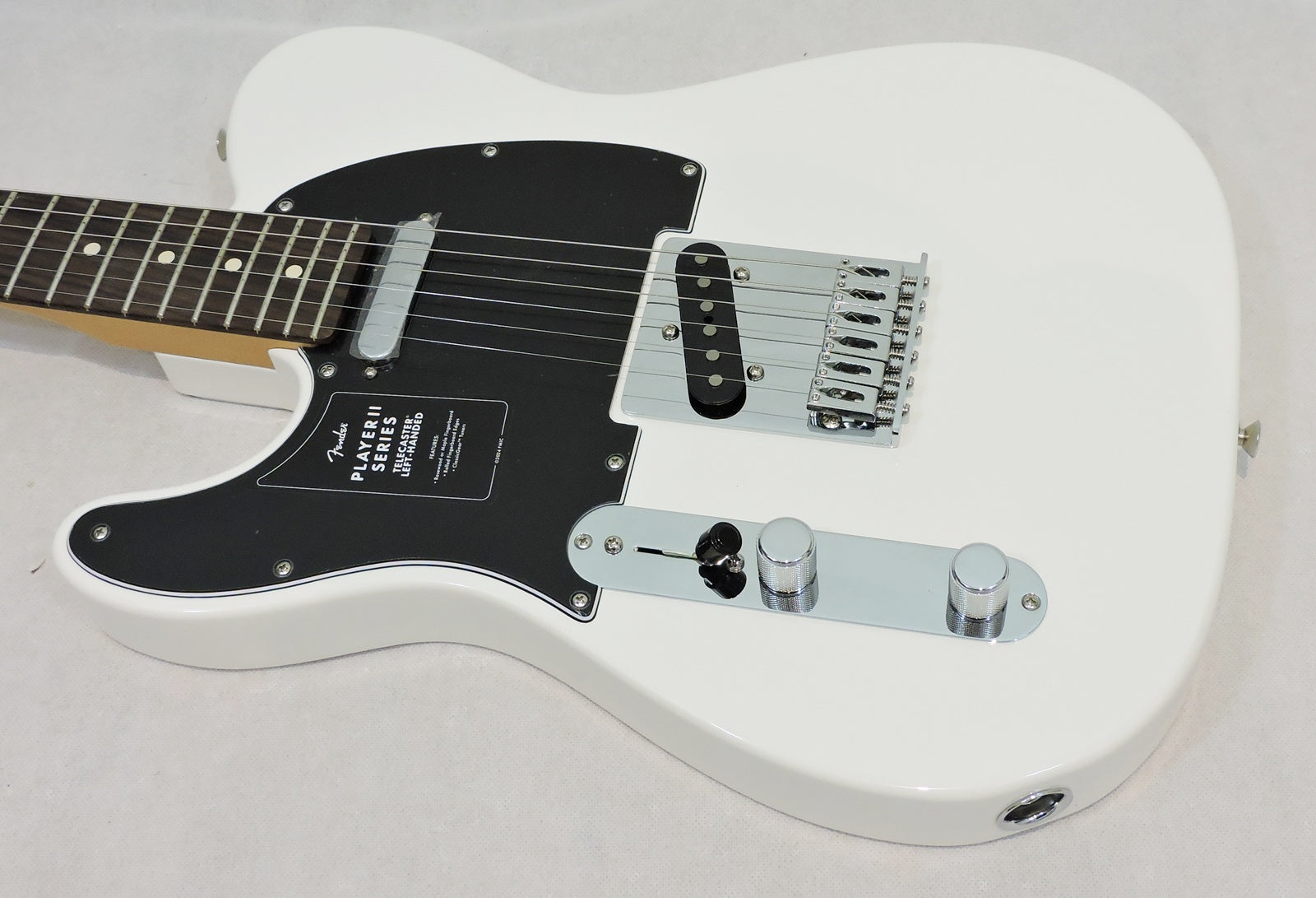 Player II Telecaster® Left-Hand, Rosewood Fingerboard, Polar White