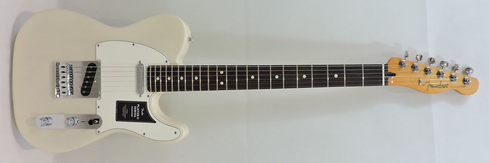 Fender Player II Telecaster®, Chambered Ash Body, Rosewood Fingerboard, White Blonde