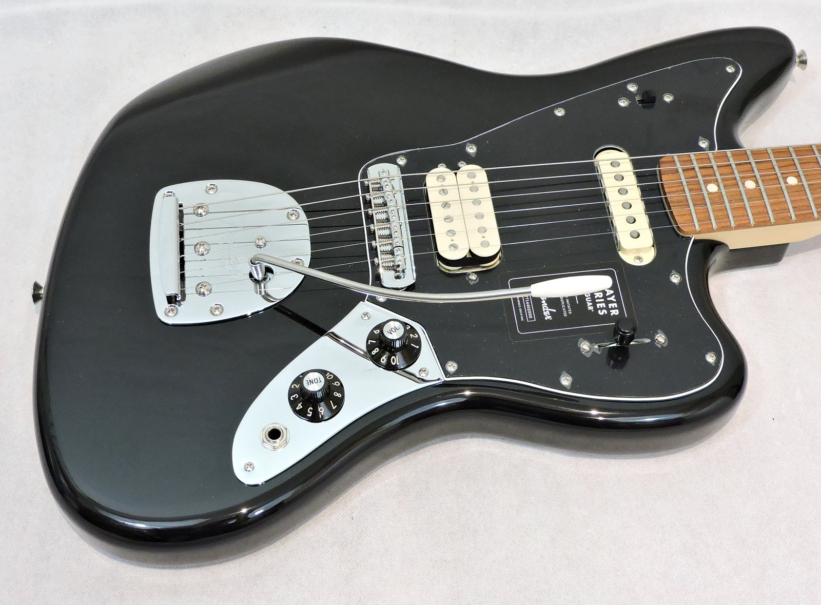 Fender Player Jaguar. Black. Pau Ferro