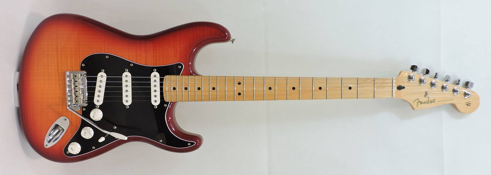 Fender Player Stratocaster Plus Top, Maple Fingerboard, Aged Cherry Burst - Used