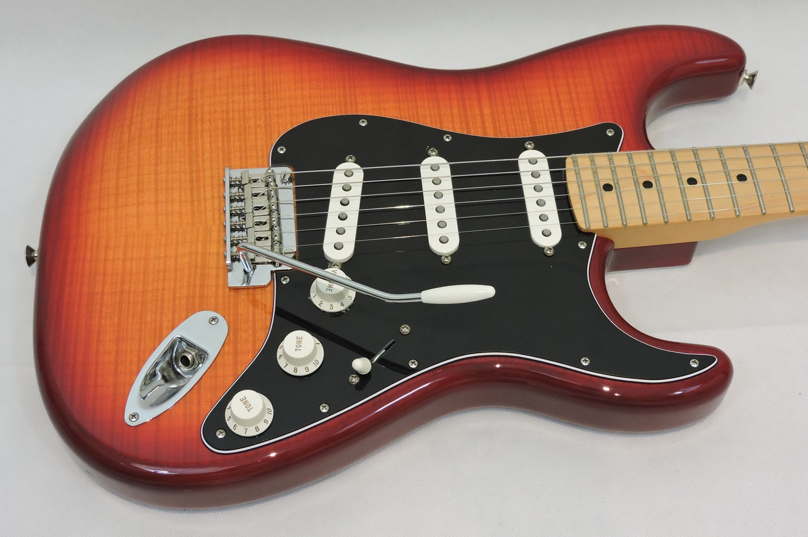 Fender Player Stratocaster Plus Top, Maple Fingerboard, Aged Cherry Burst - Used