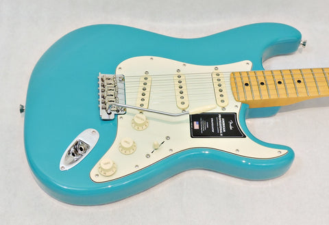 Fender American Professional II Stratocaster, Miami Blue, Maple Neck - Used