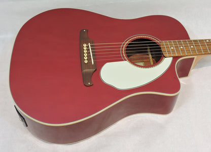 Fender Sonoran SCE, Candy Apple Red with Matching Headstock - used