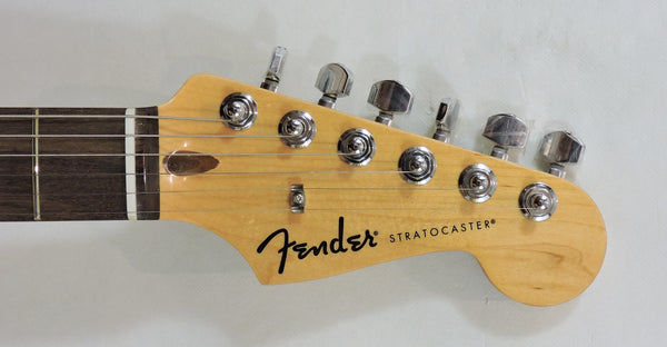 Fender Standard Stratocaster, Laurel Fingerboard, White Pickguard, Aqua Marine Metallic