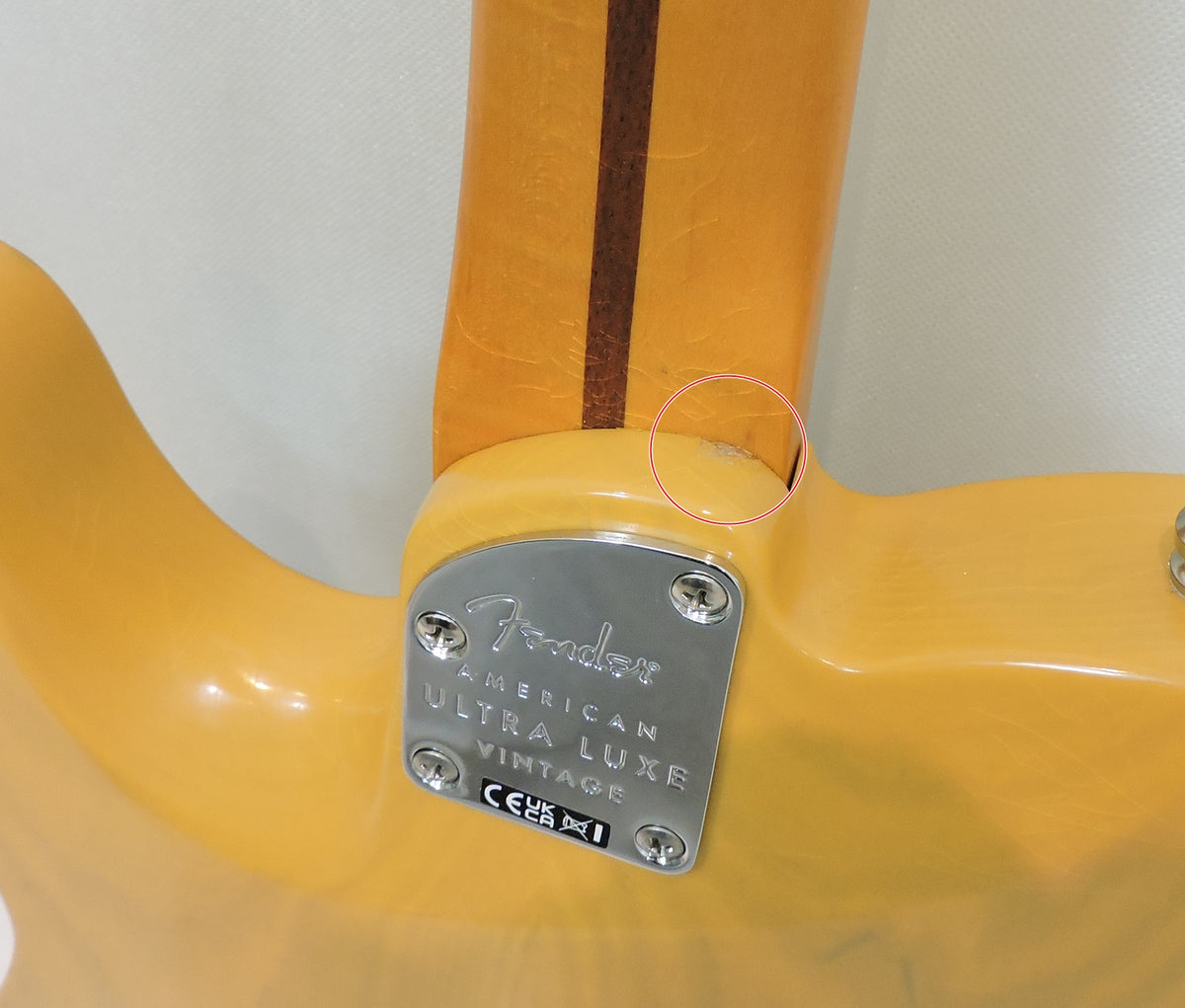Fender American Ultra Luxe Vintage '50s Telecaster Butterscotch Blonde - Very Slight Mark